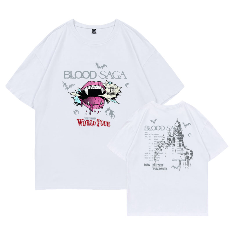 Retro Vintage Korean Fashion - 2026 ทัวร์คอนเสิร์ตเกาหลีบอยแบนด์เสื้อยืดกราฟิกผู้ชายผู้หญิงแขนสั้นแฟชั่นวินเทจป๊อปเสื้อยืด
