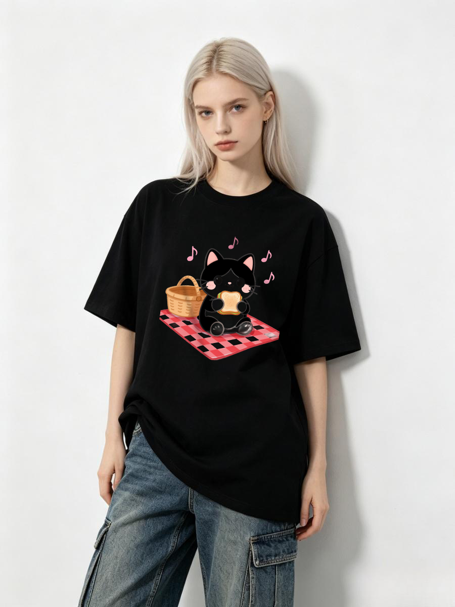 Retro Vintage Korean Fashion - เสื้อยืดผู้หญิงสไตล์เรโทร วินเทจ ยุค 90s Y2K แฟชั่นเกาหลี