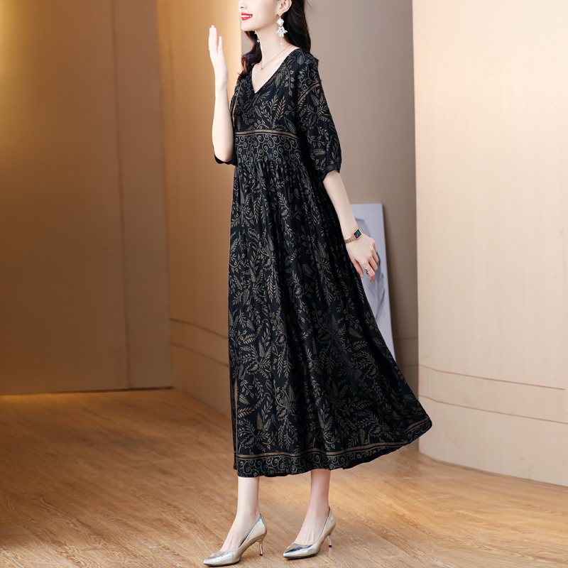 Zuoman ชุดเดรสมิดิสีเหลืองสไตล - Vintage Fashion Runway บทวิจารณ์และราคา