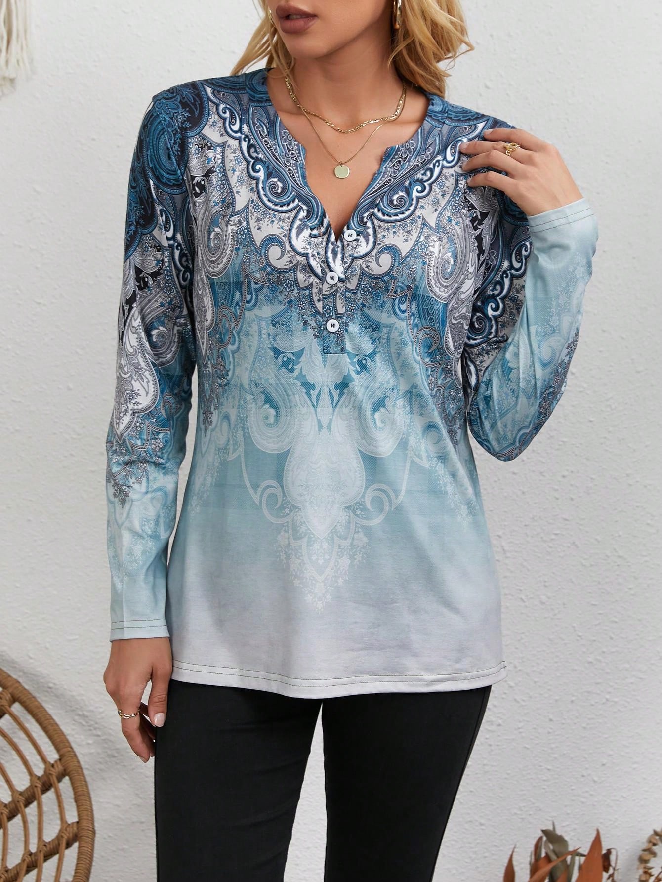 เสื้อสไตล์ชาติพันธุ์สำหรับผู้ห - Vintage Fashion Shop บทวิจารณ์และราคา