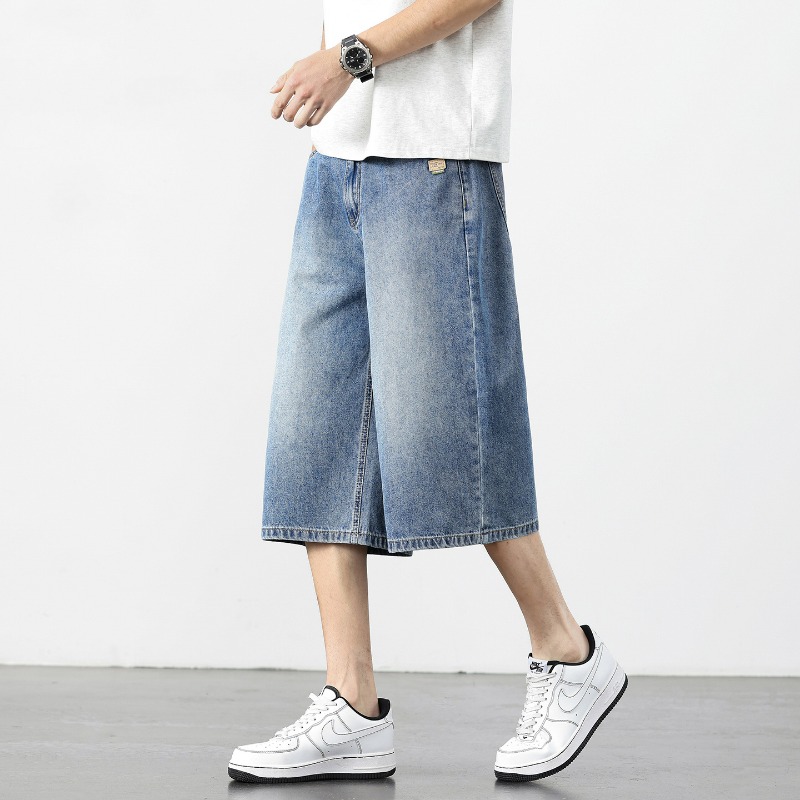 กางเกงยีนส์ขาสั้นสไตล์อเมริกัน - Retro Vintage Korean Fashion บทวิจารณ์และราคา