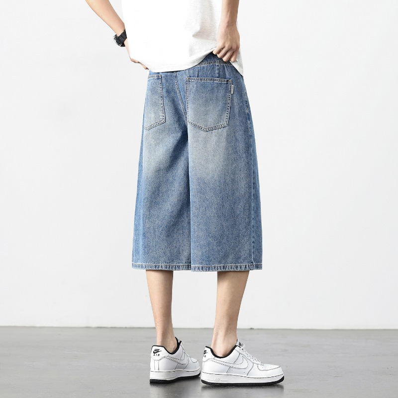 กางเกงยีนส์ขาสั้นสไตล์อเมริกัน - Retro Vintage Korean Fashion บทวิจารณ์และราคา