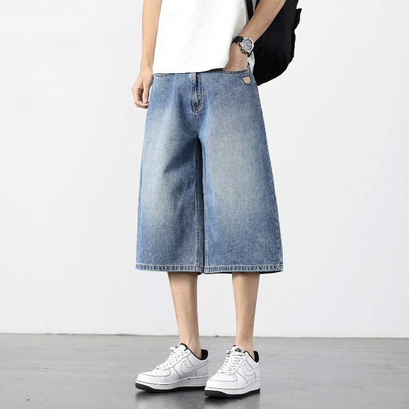 กางเกงยีนส์ขาสั้นสไตล์อเมริกัน - Retro Vintage Korean Fashion บทวิจารณ์และราคา