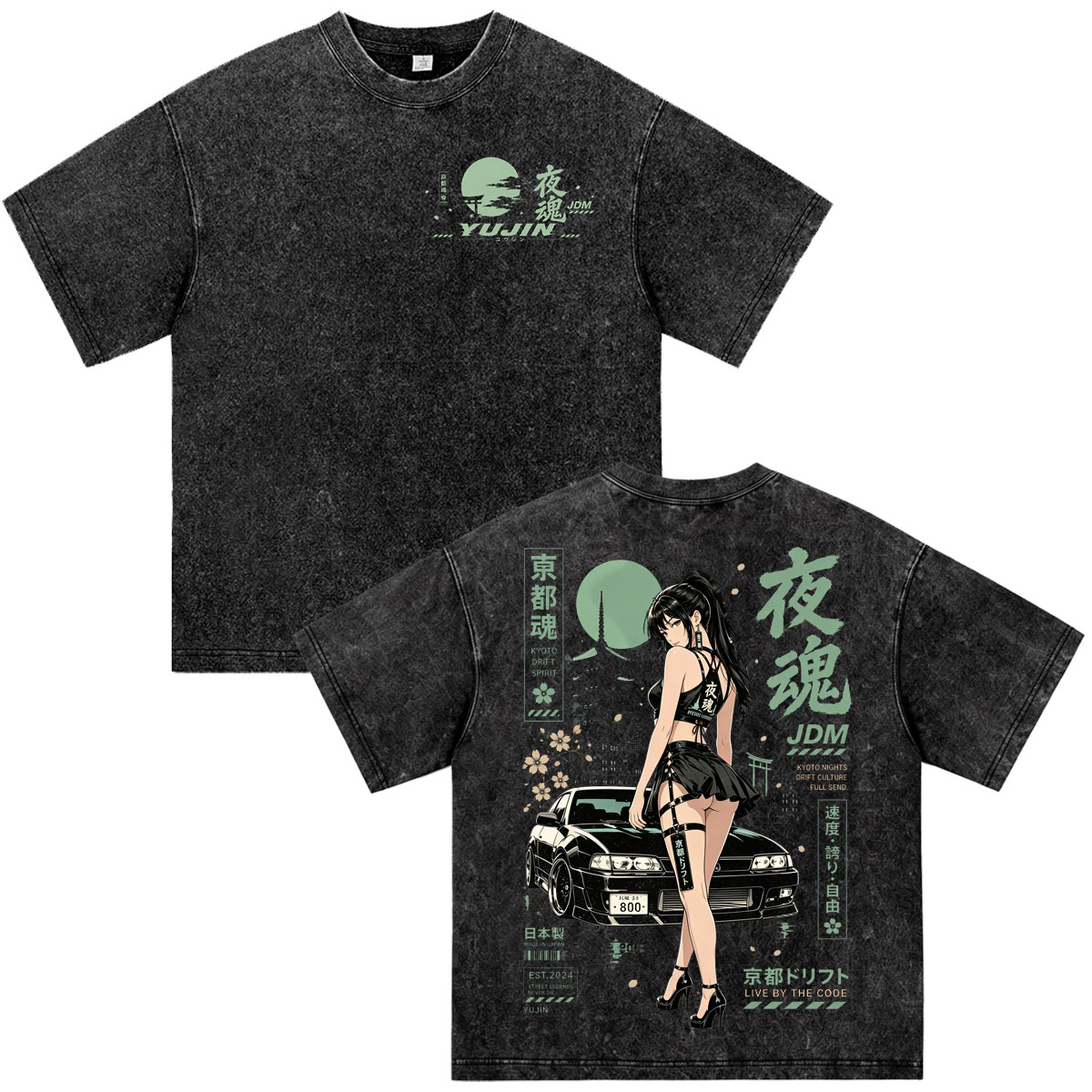 เสื้อยืดลายอนิเมะ Initial D Dr - Vintage Fashion Tokyo บทวิจารณ์และราคา