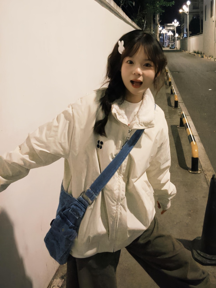 เสื้อแจ็คเก็ตขนแกะ ผู้หญิง สไต - Varsity Jacket Wool บทวิจารณ์และราคา