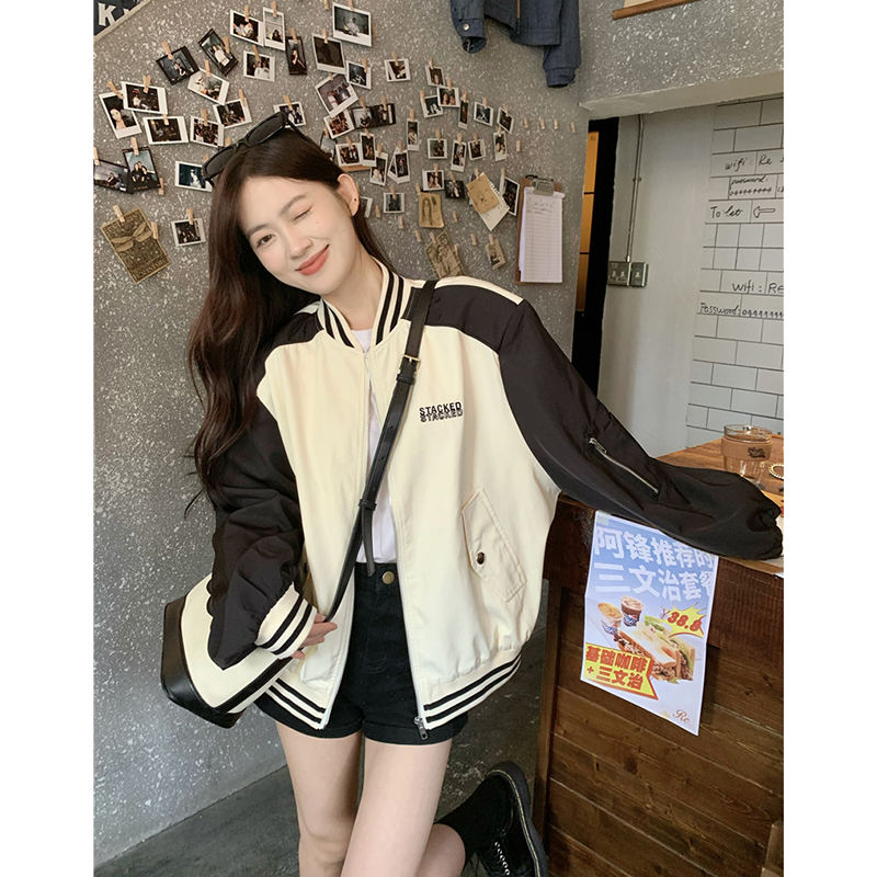 เสื้อแจ็คเก็ตเบสบอลสีม่วงสำหรั - Varsity Jacket Wool บทวิจารณ์และราคา