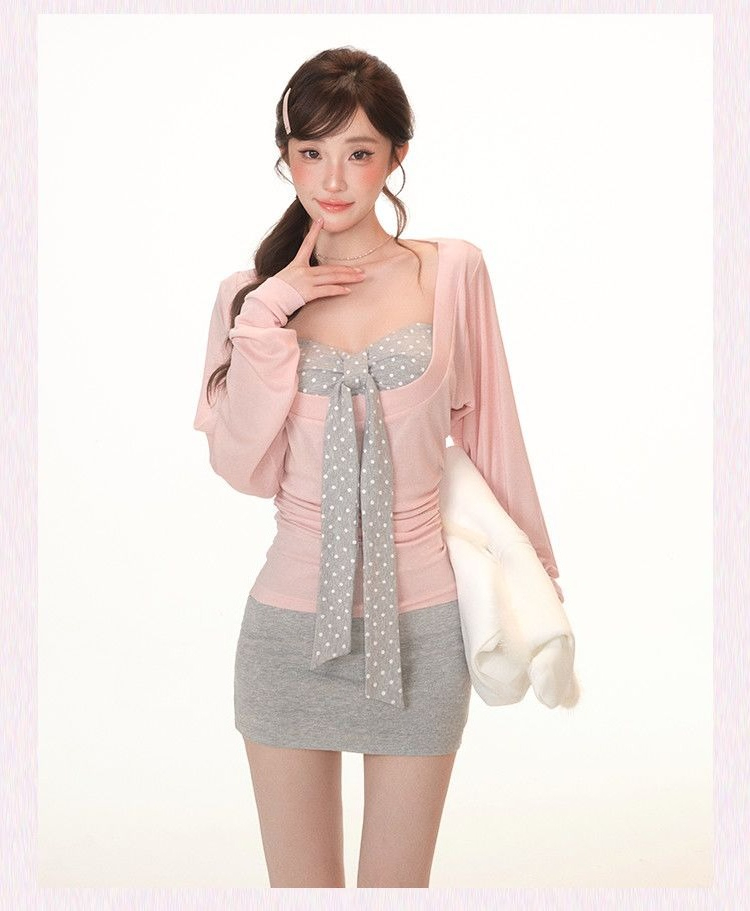 ชุดเสื้อเบลาส์วินเทจสไตล์ฤดูใบ - Retro Vintage Korean Fashion บทวิจารณ์และราคา