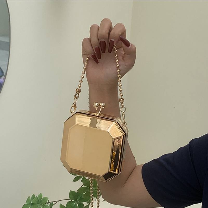 Mini Luxury Gold Party กระเป๋า - Vintage Fashion Shop บทวิจารณ์และราคา
