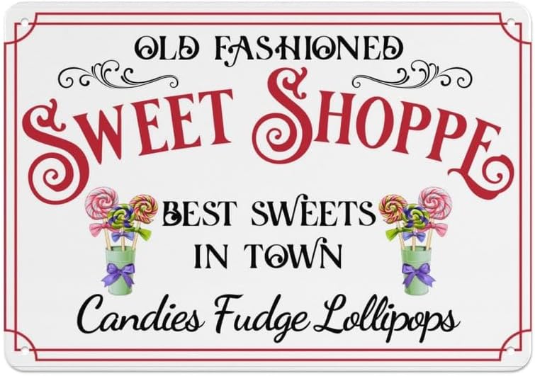 ป้ายร้านขนมหวานสไตล์วินเทจย้อน - Vintage Fashion Shop บทวิจารณ์และราคา