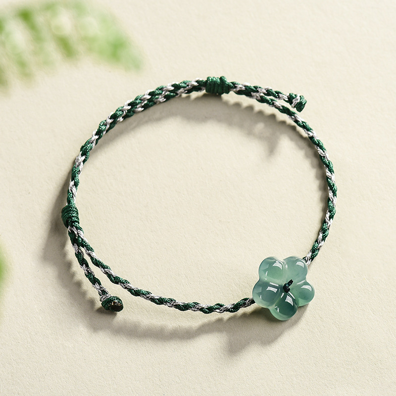 หยกพม่าสร้อยข้อมือหยกธรรมชาติเ - Vintage Women Fashion บทวิจารณ์และราคา