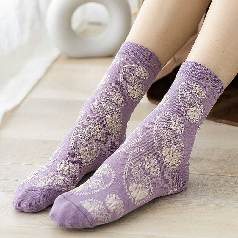 แฟชั่นดอกไม้สีม่วงเย็บปักถักร้ - Retro Vintage Korean Fashion บทวิจารณ์และราคา